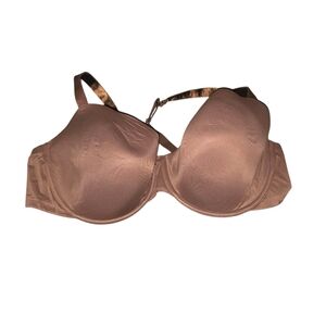 Savage X Fenty Brown T-shirt Bra Plus Size Size 46DD Smooth Comfy